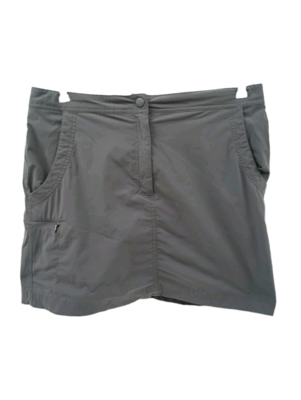 LL Bean Vista Skort Women's 10 Regular Gray Skirt Casual Golf Tennis Hike Lined